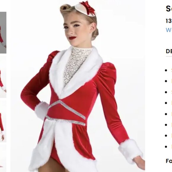 Weissman 13540 Rockettes dance costume NEW - Picture 1 of 3